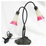 2 Light Tulip Lamp 16"