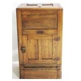 2 Door Vintage Oak Icebox