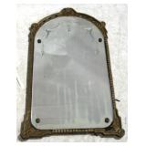 Vintage Carved Mirror 30 x 17