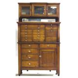 Outstanding Vintage Dental Cabinet