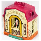 Cast Iron Magic Bank 4.5"