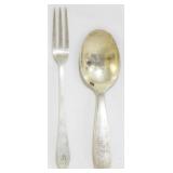 Tiffany & Co Sterling Fork & Spoon 1.5oz