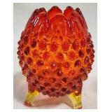Fenton Amberina Hobnail 4.5" Vase