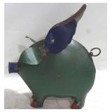 Metal Pig w / Wings - 14" x 10"