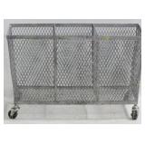 Rolling Basket Bin 15x14x23