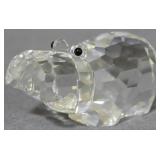 Swarovski Glass Hippo 1"