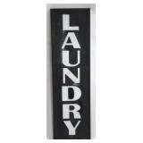Metal "Laundry" Sign - 42" x 12"
