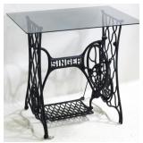Glass Top Sewing Base Table 28x30x20