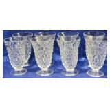 8 Fostoria American Iced Teas 6"