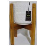 House and Garden Pot with Stand 14x10"