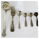 6 Sterling Utensils 1.5oz