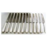 12 Sterling Handle Knives