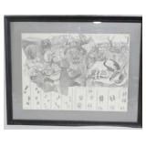 The Big Ten Pencil Sketch Signed/Numbered