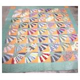 Hand Stitched Quilt - 80" x 71"
