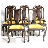 8 Henkel Harris Queen Anne Dining Chairs
