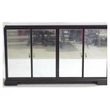 Mirror Front 4 Door Console