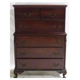 Chippendale Mahogany Chest on Chest