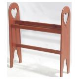 Heart Cut Out Quilt Rack 36x32x10