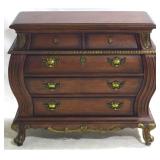 Bombe Chest w/ Gold Accents 35x38x19
