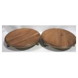 2 Hearth & Hand Wood Serving Trays