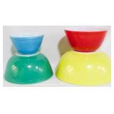 Pyrex 4pc Primary Color Mixing Bowl Set