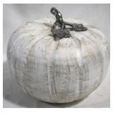 Wood Pumpkin Decoration - 10" x 9"