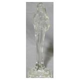 Heisey Clear glass Madonna Figurine 9.5"
