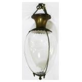 Hanging Glass Lantern 22"