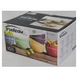 Truedeau 10pc Porcelain Bowls in Box
