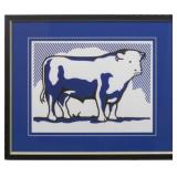 BULL GICLEE BY ROY LICHTENSTEIN