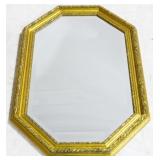 Vintage Octagonal Mirror 35x23