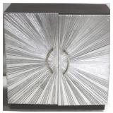 Sunburst Design Dimond Home 2 Door Cabinet