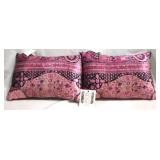 Pair Throw Pillows - 19" x 13"
