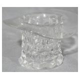 Fostoria American Hat Vase 3"