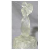 Libohhovice Czech Satin Glass Lady 8"