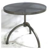 Metal & Glass Counter Height Table