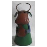 Small Metal Cow - 8"