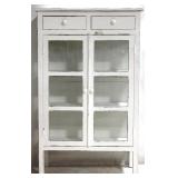 Painted Pie Safe w/ Glass