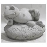Concrete "Welcome" Frog - 3" x 5"