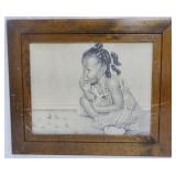 Signed Frame 15.5x18.5