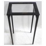 Glass Top Mahogany Table