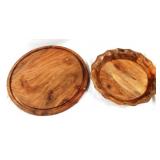 Wooden Bowl & Tray 15 inches