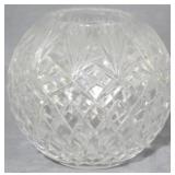 Crystal Rose Bowl Vase 5.5"