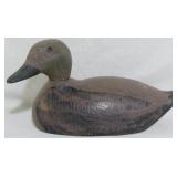 Carved Wooden Duck 7.5"