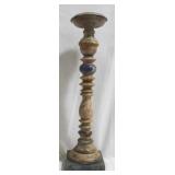 Painted Wood Candle Pricket - 24"