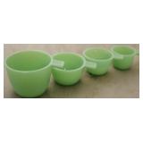 Jadeite 4 pc measure set