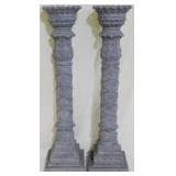 Pair 30" Tall Candlestands