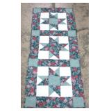 Hand Stitched Quilt - 17" x 43"