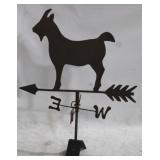 Metal Goat Weathervane - 34" x 27"