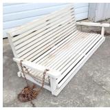 Painted Porch Swing 19 x 55 x 20
